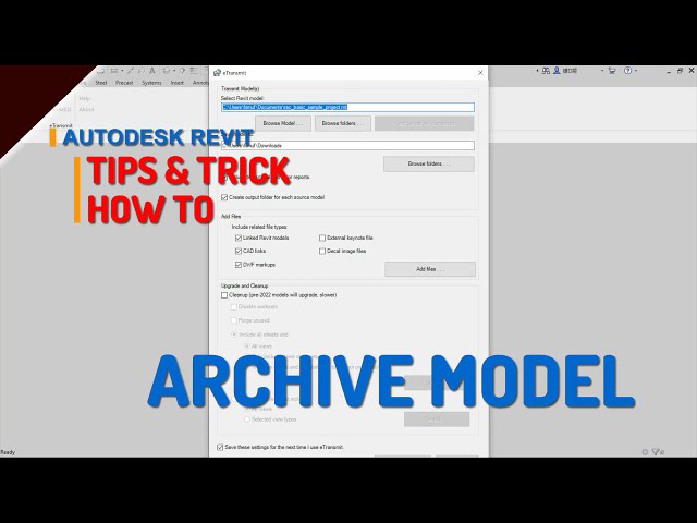 فیلم آموزشی: Autodesk Revit چگونه مدل را بایگانی کنیم با زیرنویس فارسی