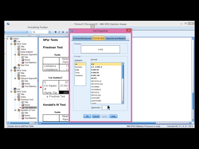 فیلم آموزشی: V16.19 - ANOVA فریدمن برای دو رتبه متوسط ​​در SPSS با زیرنویس فارسی