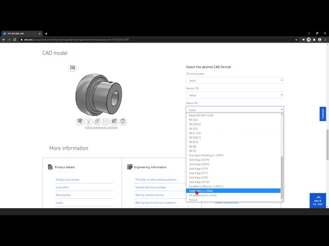 فیلم آموزشی: نکته سریع SolidWorks- واردات بلبرینگ (SKF) با زیرنویس فارسی