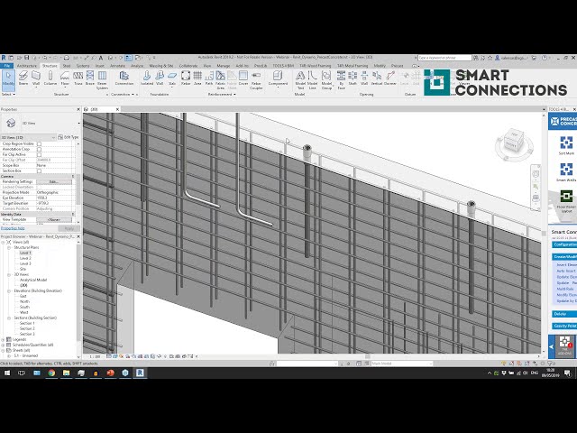 فیلم آموزشی: بتن پیش ساخته: میلگرد با دینامو، مدل سازی BIM در Revit، CAM، نقشه های فروشگاهی با زیرنویس فارسی