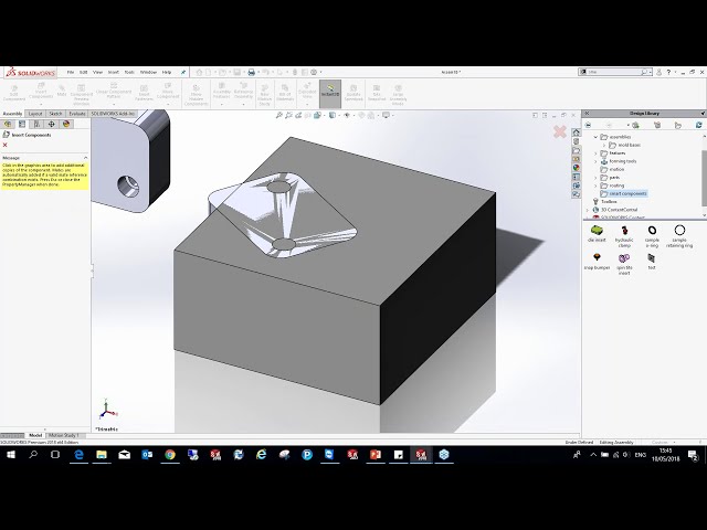 فیلم آموزشی: وبینار در مورد: تعریف مته و پیچ در SOLIDWORKS مورخ 10/5/18