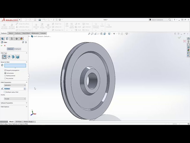 فیلم آموزشی: آموزش SolidWorks V Belt Pulley - آموزش با زیرنویس فارسی