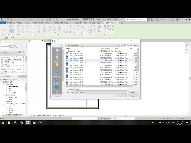 فیلم آموزشی: Revit - 1 Bed Unit Tutorial - Part 1 - Walls & Doors با زیرنویس فارسی