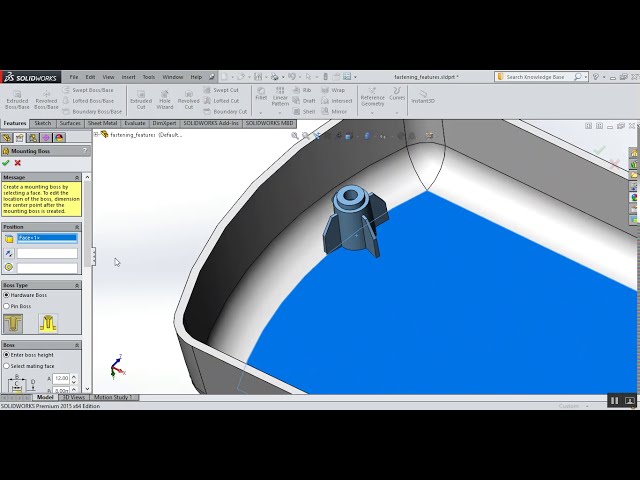 فیلم آموزشی: Snap Hook و Snap Hook Grove در Solidworks