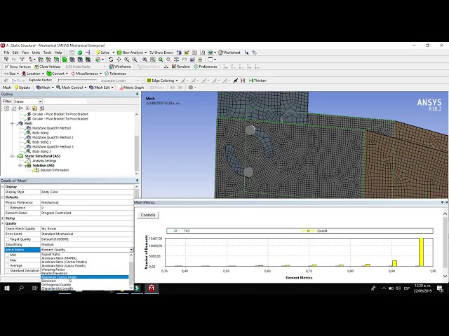 فیلم آموزشی: براکت ورق فلزی - میز کار Ansys با زیرنویس فارسی