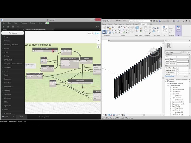 فیلم آموزشی: ADAPTIVE COMPONENT پارامتر نمونه را با نام DYNAMO REVIT تنظیم کنید با زیرنویس فارسی