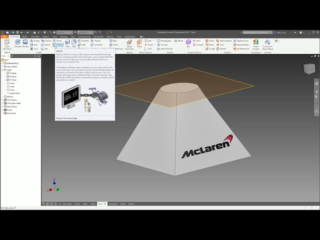 فیلم آموزشی: AUTODESK اختراع هر دکمه توضیح داد! قسمت - مدل سه بعدی - طراحی و ایجاد پانل ها با زیرنویس فارسی