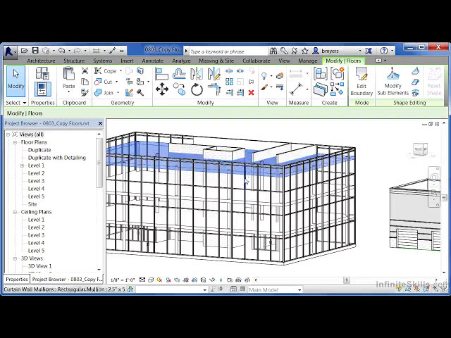 فیلم آموزشی: Floor in revit - 08_03-Copy Floors با زیرنویس فارسی