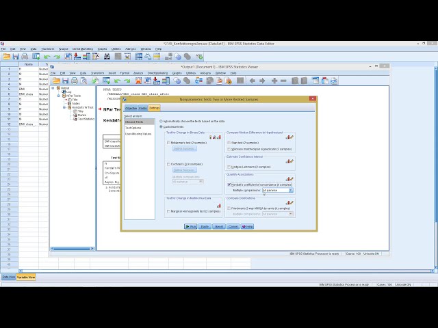 فیلم آموزشی: SPSS - Kendall-W-Test (k نمونه وابسته، ترتیبی) با زیرنویس فارسی