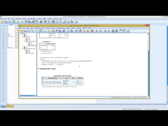 فیلم آموزشی: SPSS - آزمون Kruskal-Wallis (k نمونه مستقل، ترتیبی) با زیرنویس فارسی