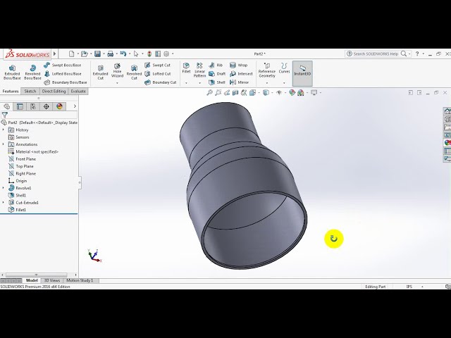 فیلم آموزشی: آموزش Solidworks - نحوه ساخت کاهنده با زیرنویس فارسی