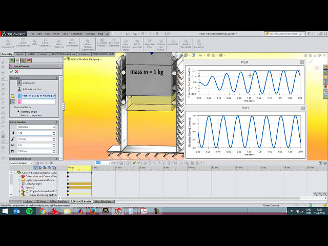 فیلم آموزشی: میرایی ارتعاش فعال SolidWorks Motion با زیرنویس فارسی