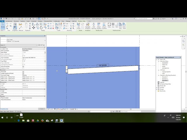 فیلم آموزشی: Revit Structure Beam open and Sloped Beams با زیرنویس فارسی