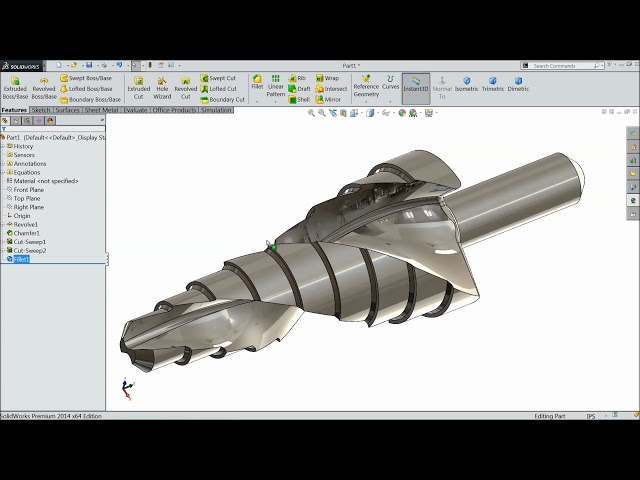 فیلم آموزشی: استپ دریل بیت در Solidworks