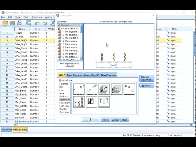 فیلم آموزشی: SPSS - نمودار نقطه (از طریق سازنده نمودار) (برای داده های گسسته) با زیرنویس فارسی