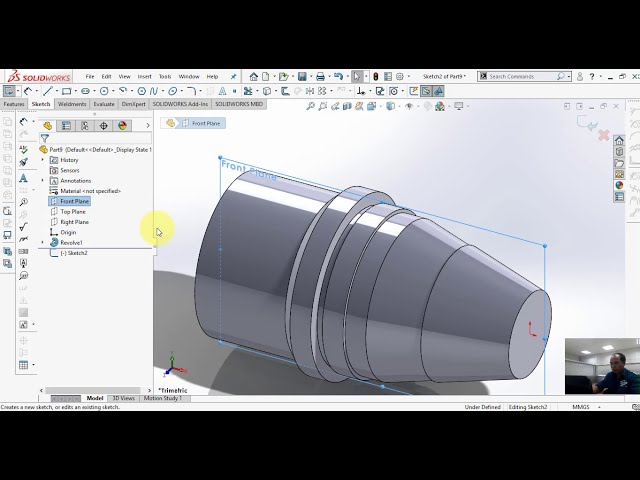 فیلم آموزشی: آموزش Solidworks HP | چاک مته| دستگاه حفاری ستون با زیرنویس فارسی