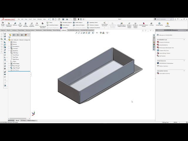 فیلم آموزشی: آمادگی آزمون ورق فلزی پیشرفته حرفه ای Solidworks - Exercise -1|Design Hub|