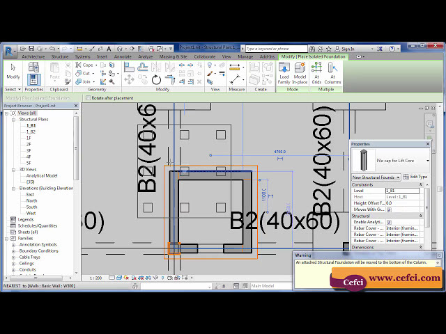 فیلم آموزشی: Autodesk Revit 2017 Tutorial-Drawing Pile-cap