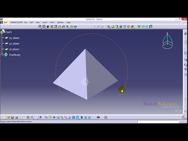 فیلم آموزشی: هرم در روش I CATIA V5