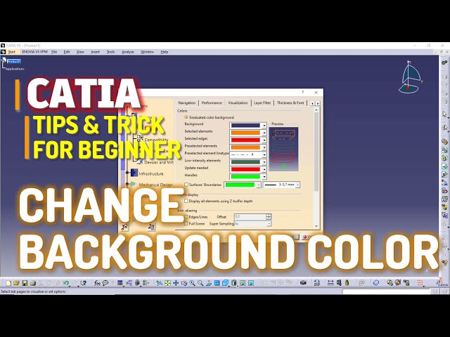 فیلم آموزشی: Catia چگونه رنگ پس زمینه را تغییر دهیم