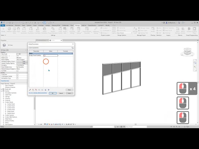 فیلم آموزشی: آموزش Revit (روز 88) - پنل پرده ای خالی