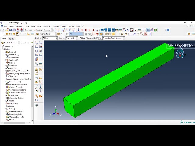 فیلم آموزشی: آموزش Abaqus 5: تغییر شکل پلاستیکی ساده با تخلیه