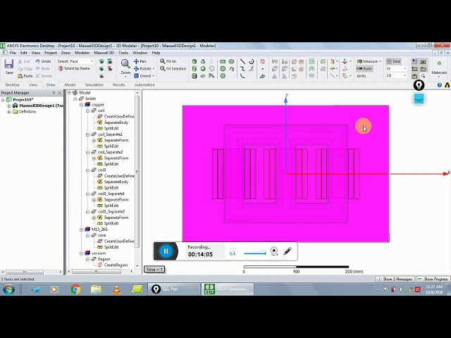 فیلم آموزشی: طراحی و تحلیل ترانسفورماتور 3 فاز (UDP,3D) توسط ansys electronics با زیرنویس فارسی