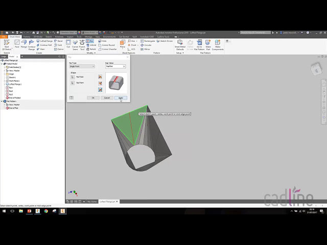 فیلم آموزشی: Autodesk Inventor - Sheet Metal Rips با زیرنویس فارسی