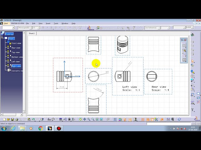 فیلم آموزشی: نحوه تغییر اندازه فونت | پیش نویس | CATIA V5R20