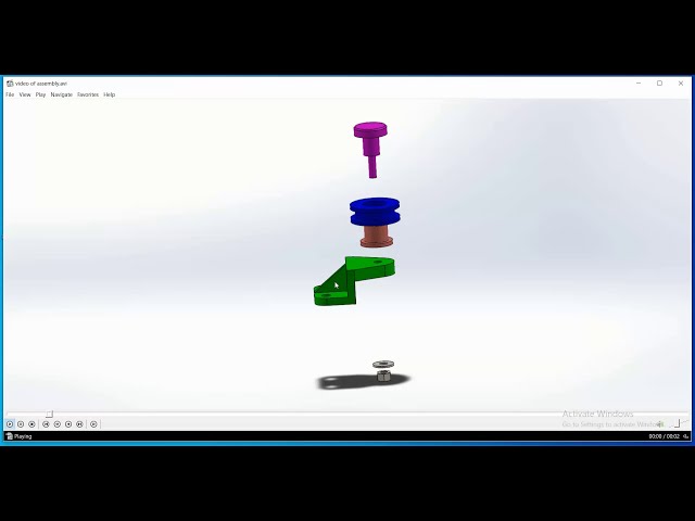 فیلم آموزشی: نحوه ساخت انیمیشن اسمبلی در solidworks