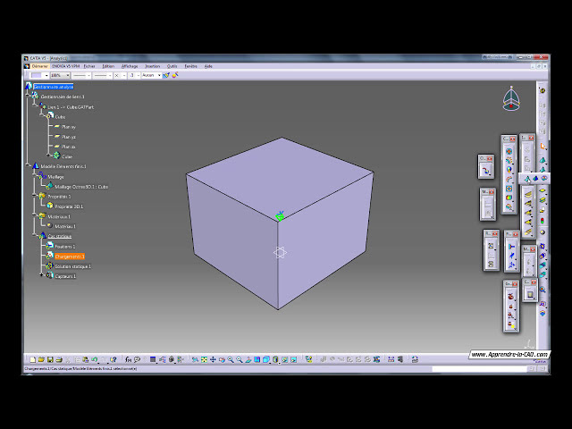 فیلم آموزشی: Tuto Catia V5 - Comprendre Generative Structural Analysis (Cacul FEM)| گام اول با زیرنویس فارسی