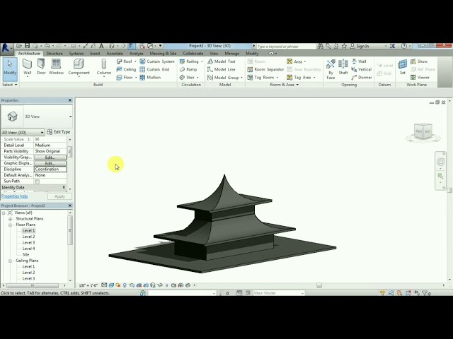 فیلم آموزشی: طراحی سقف معبد سنتی چینی در Revit || توسط Nijithkumar با زیرنویس فارسی