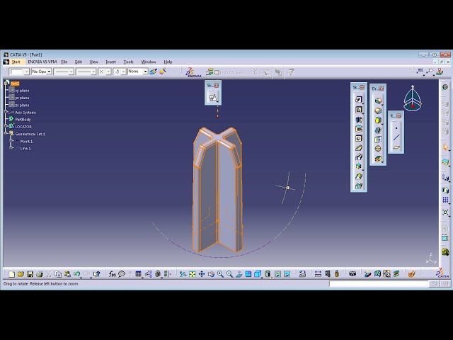 فیلم آموزشی: CATIA V5-PLASTIC DESIGN FETURE -LOCATOR