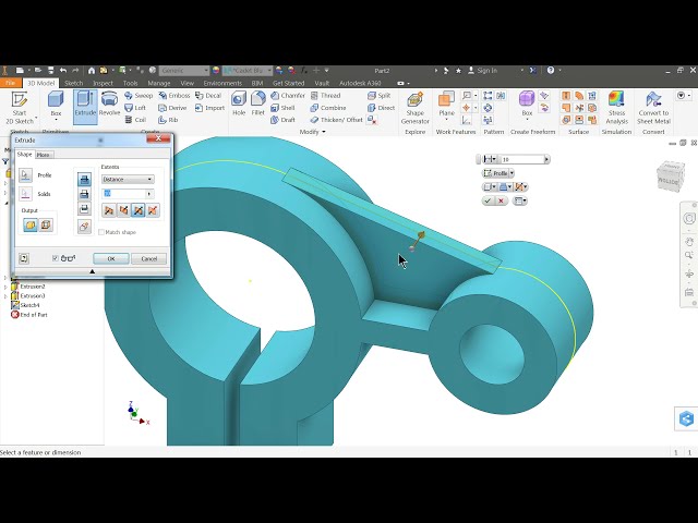 فیلم آموزشی: آموزش Autodesk Inventor برای مبتدیان تمرین 5