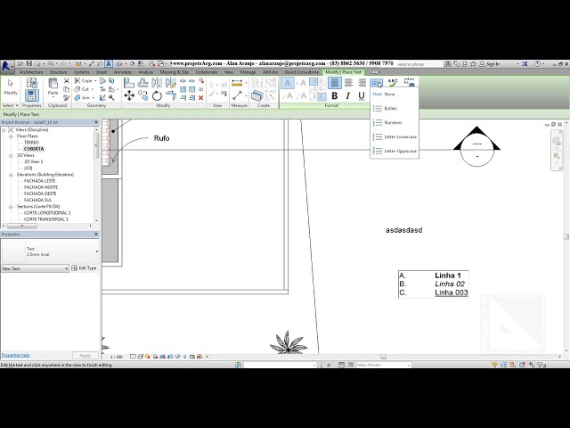 فیلم آموزشی: [REVIT] نحوه اضافه کردن متن با زیرنویس فارسی