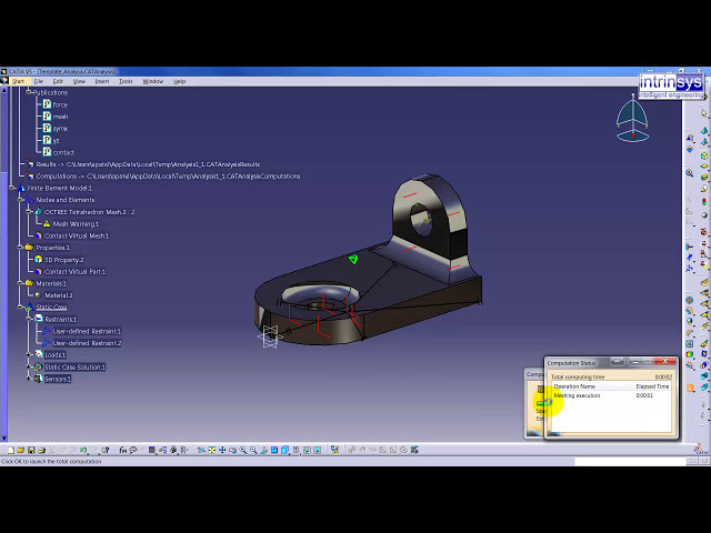 فیلم آموزشی: استفاده کارآمدتر از CATIA V5 FEA (GPS/GAS) با ایجاد الگوها