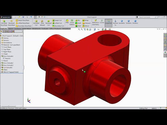 فیلم آموزشی: آموزش Solidworks | اسکچ سطح سنج در Solidworks با زیرنویس فارسی