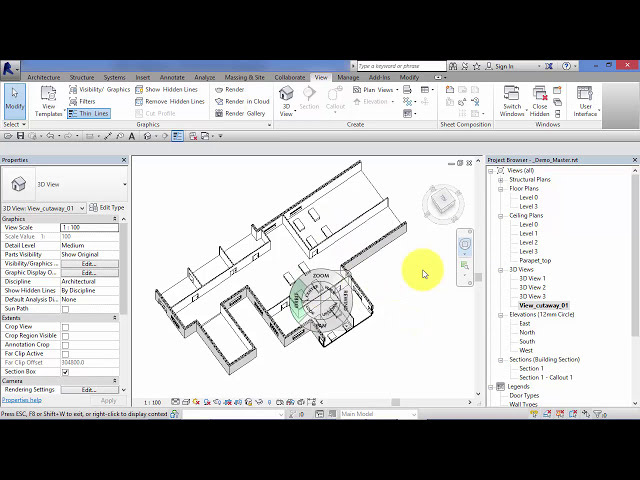 فیلم آموزشی: ماژول 6: واحد 9: Revit Architecture: Section Boxes با زیرنویس فارسی