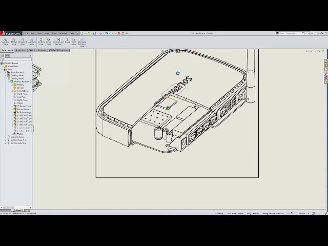 فیلم آموزشی: نحوه ایجاد نمای بخش ایزومتریک در SOLIDWORKS با زیرنویس فارسی