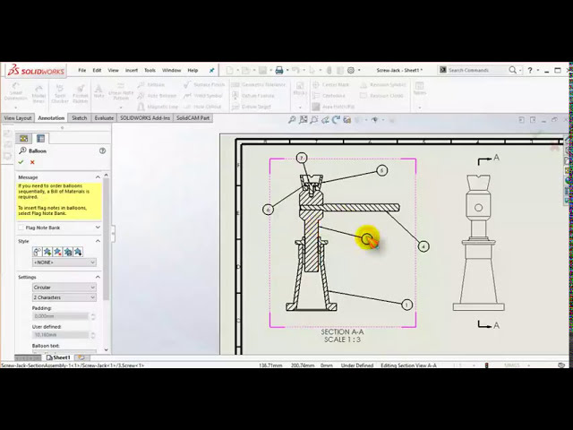 فیلم آموزشی: 5.1 SolidWorks 2017 ایجاد یک سفارش کاری با جک پیچ