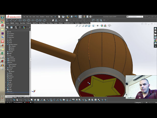 فیلم آموزشی: SolidWorks - King Dedede's Hammer - RollbackReview ep. 3 با زیرنویس فارسی