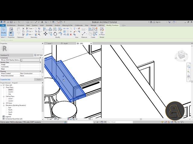 فیلم آموزشی: مدل سازی میکرو آپارتمان من در Revit با زیرنویس فارسی