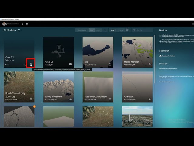 فیلم آموزشی: وارد کردن Surface به Civil 3D از Infraworks (نقشه آنلاین) با زیرنویس فارسی