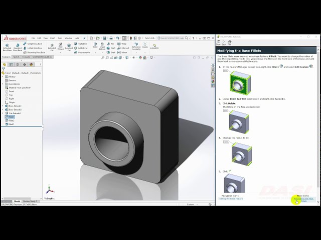 فیلم آموزشی: شروع به کار: درس 1، بخش ها | آموزش های داخلی SOLIDWORKS با زیرنویس فارسی