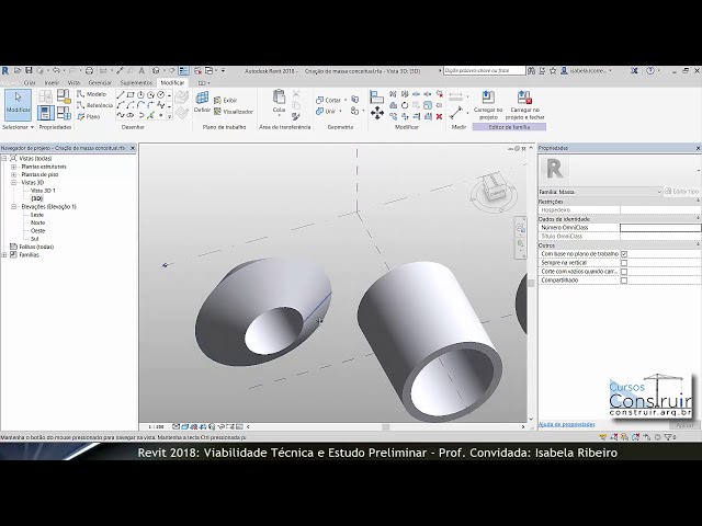 فیلم آموزشی: درس امکان سنجی REVIT 6.4: اکستروژن، جارو کردن، چرخش، ترکیب (جرم مفهومی) با زیرنویس فارسی