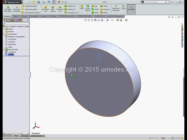 فیلم آموزشی: نکات و آموزش Solidworks -12: نحوه استفاده از ویژگی برش جارو شده