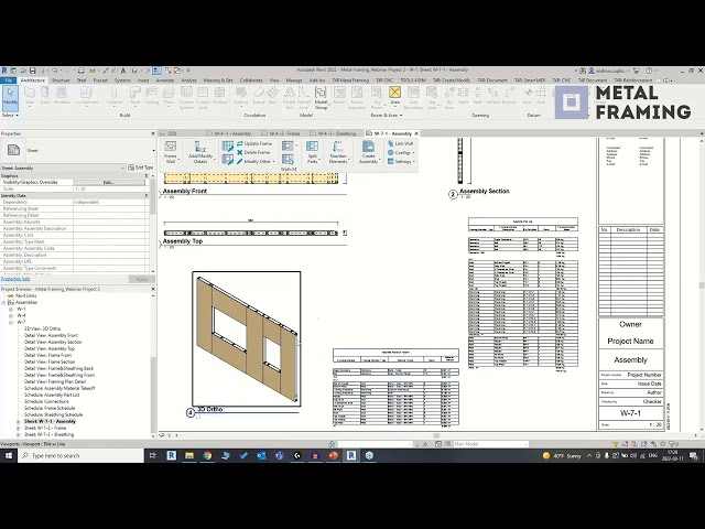 فیلم آموزشی: قاب بندی فولادی با نور سنج سریع در Revit [Sneakpeek] با زیرنویس فارسی