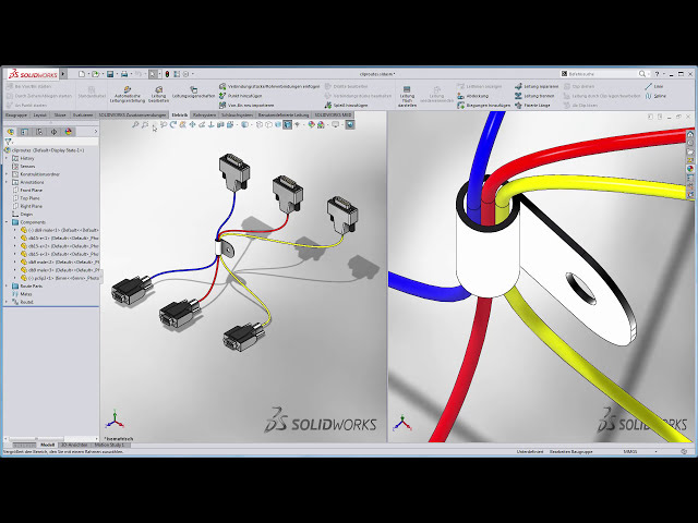 فیلم آموزشی: SOLIDWORKS 2017: ویژگی جدید - Route Through Clip