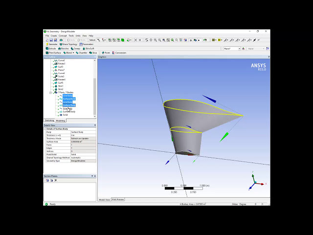 فیلم آموزشی: طراحی بال سه بعدی با استفاده از DesignModeler ANSYS PART 1 با زیرنویس فارسی