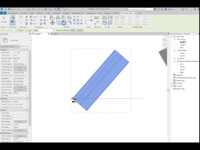 فیلم آموزشی: Revit - ساخت و اصلاح دیوارها با زیرنویس فارسی